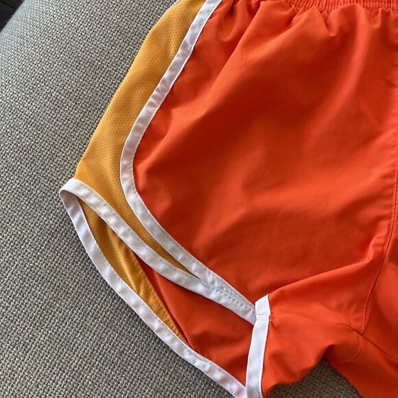 Nike Dri-Fit Orange White Athletic Shorts Size XS - Picture 5 of 13